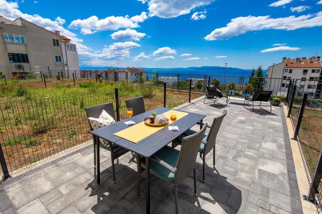 Seaview Apartment „Megan“ With Sunny Terrace Kastav Extérieur photo