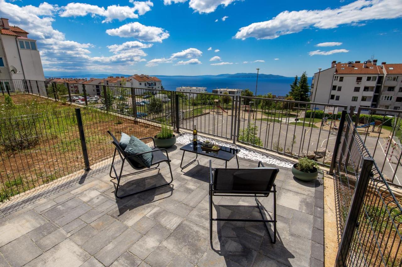 Seaview Apartment „Megan“ With Sunny Terrace Kastav Extérieur photo